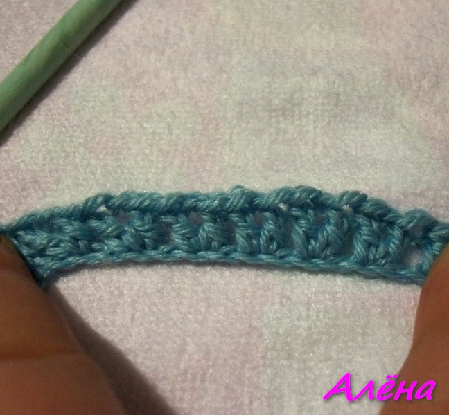 МК вязаной заколочки крючком.