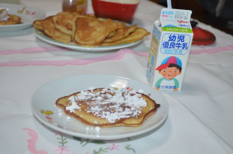 А с утра были оладушки с бананами