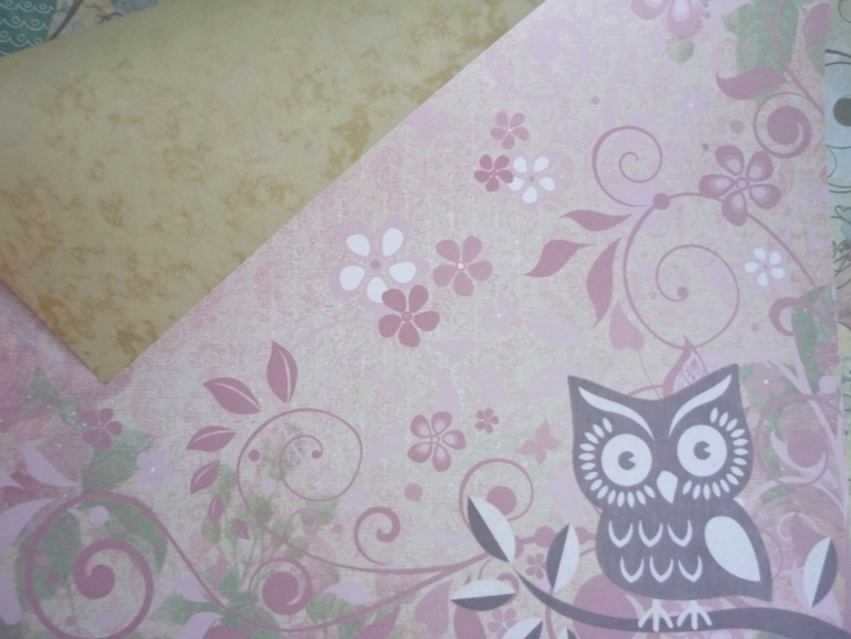 Наборы бумаги с совами