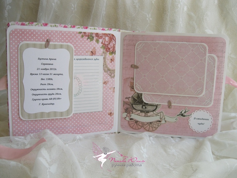 Альбом для девочки Алины...