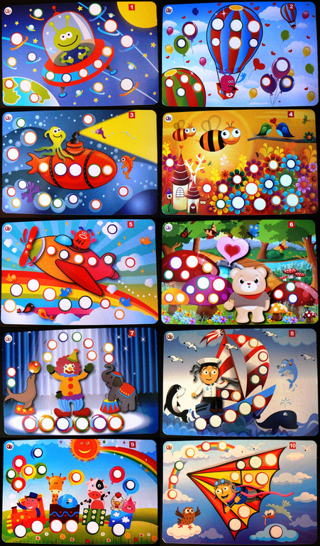 Доска с магнитными камешками