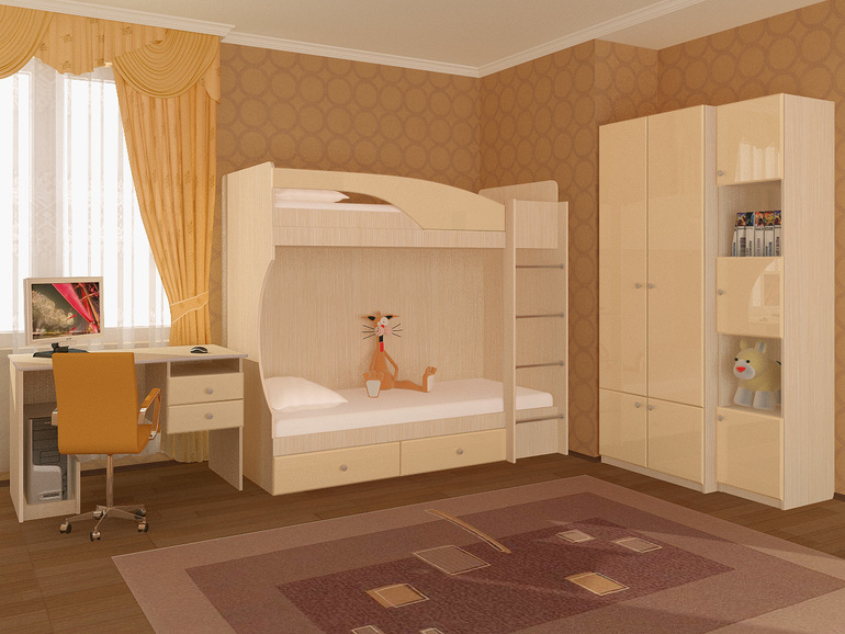 детские кровати 3+