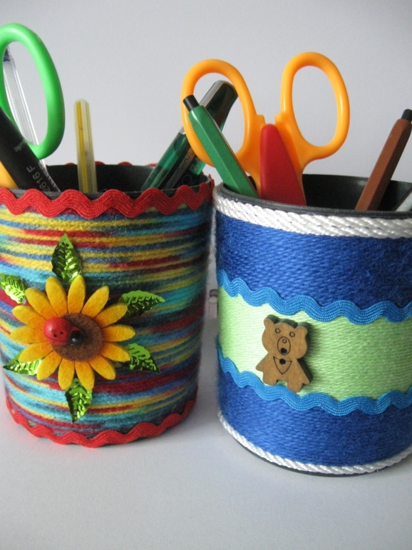 Новенькие стаканчики под карандаши