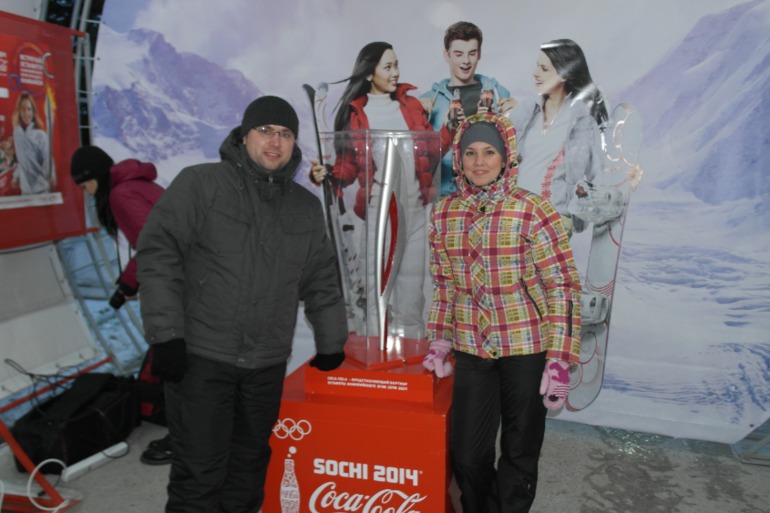 Олимпийский огонь!