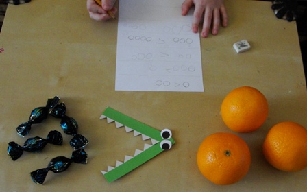 Математическая игра Жадный крокодил