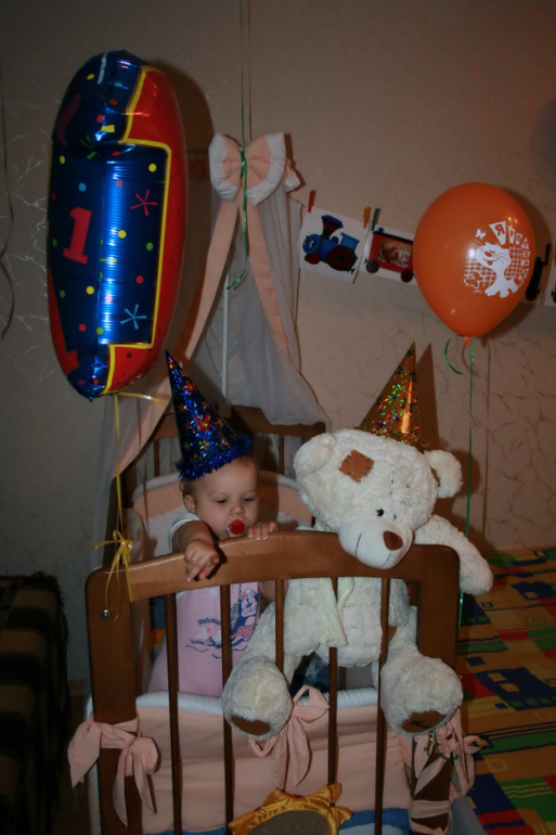 Несколько идей для первого дня рождения малыша. Наш опыт