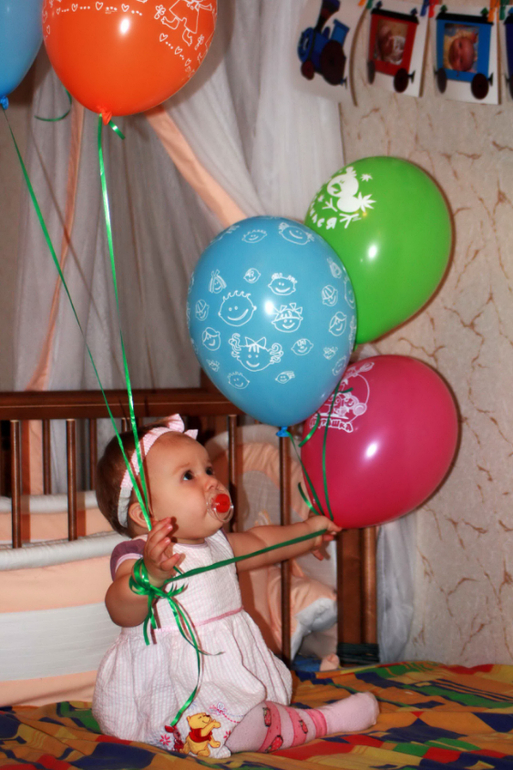 Несколько идей для первого дня рождения малыша. Наш опыт