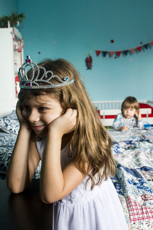 Зима у нас в доме.