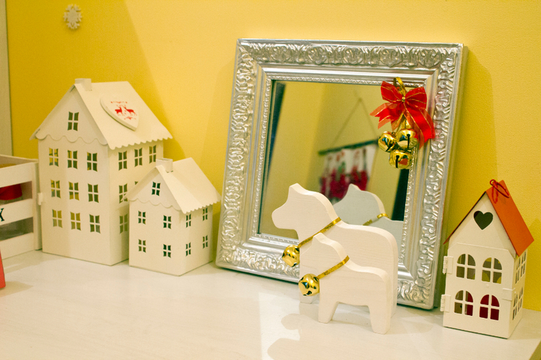 Зима у нас в доме.