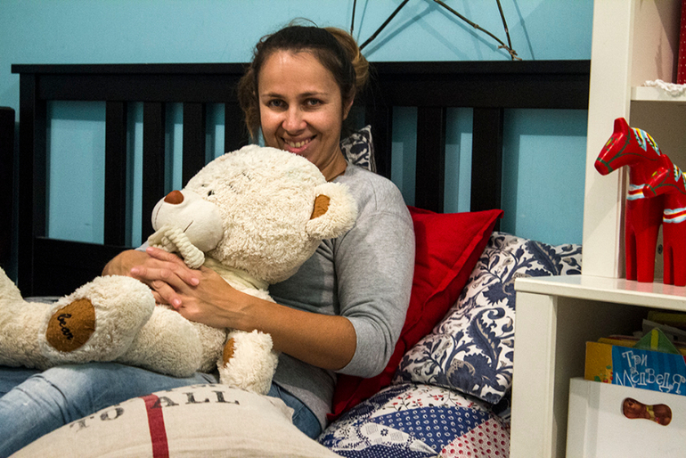 Зима у нас в доме.