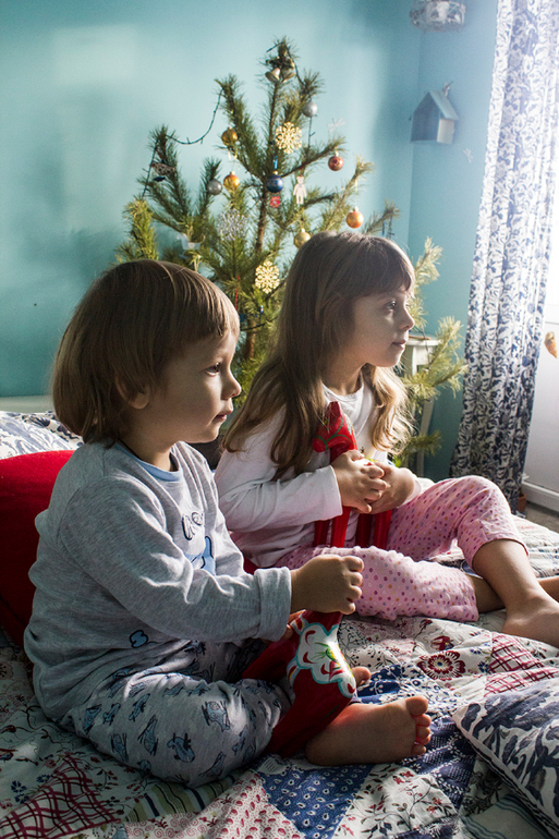 Зима у нас в доме.