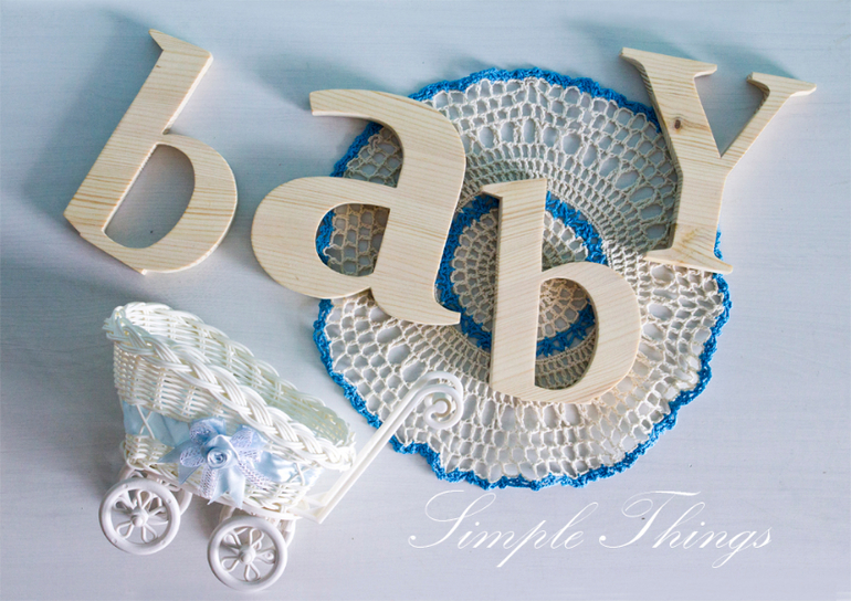 Wood box №5 - Babу Boy. Simple Things