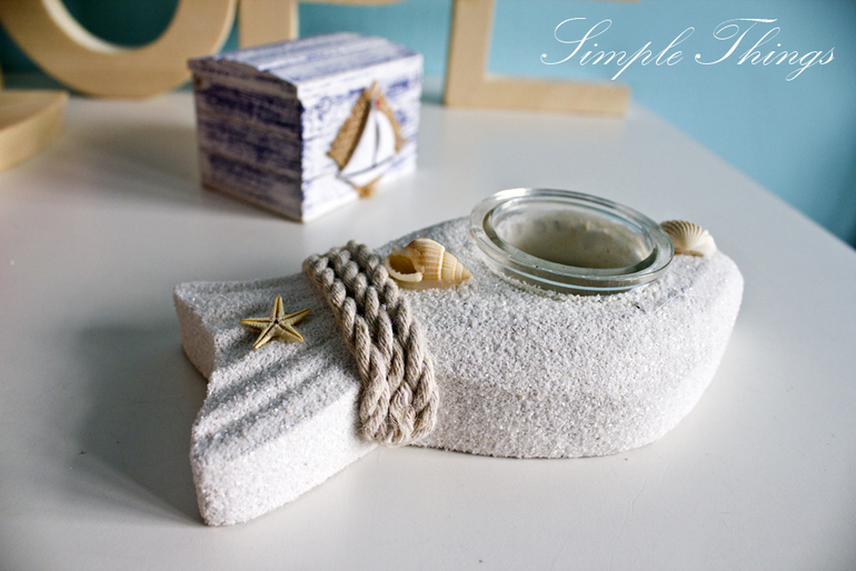 Деревянный ящик. Море. Wood Box Sea. Simple Things Shop