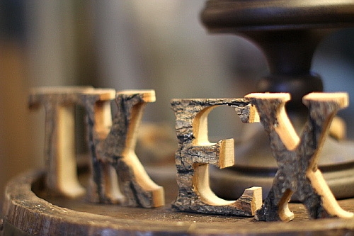 Деревянные буквы под заказ