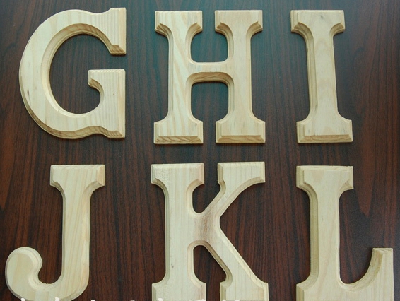 Деревянные буквы под заказ