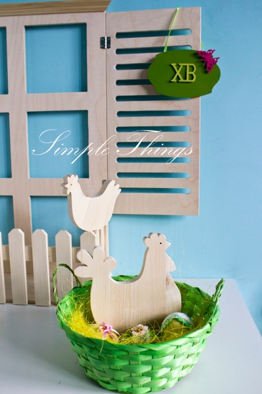 Wood box №3. Easter