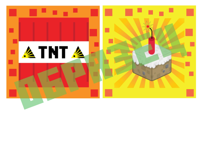 фотобутафория в стиле майнкрафт