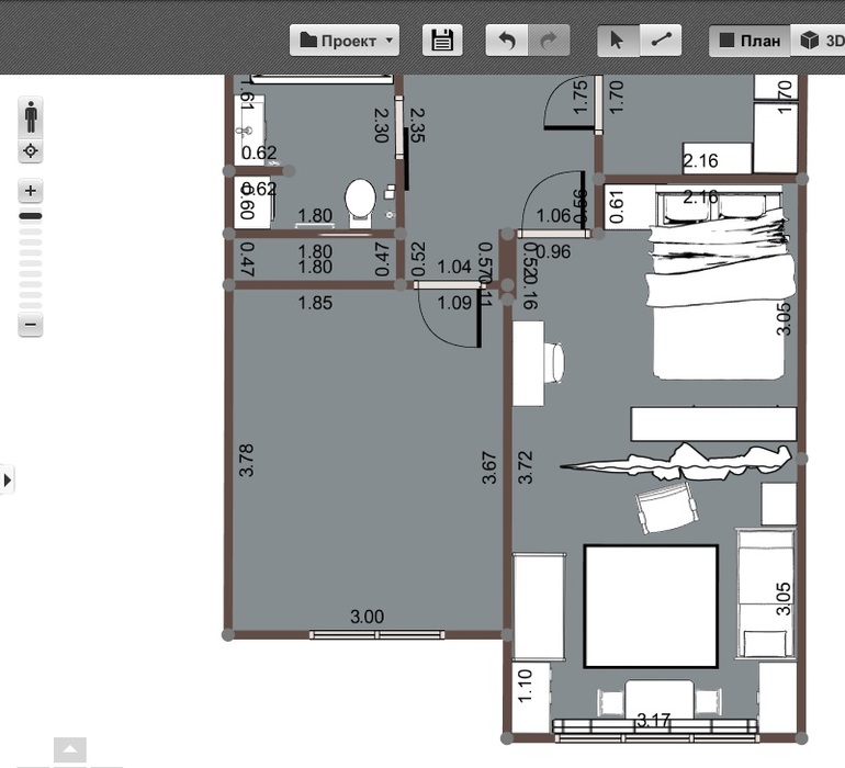 Однушка для четверых. Планирование.