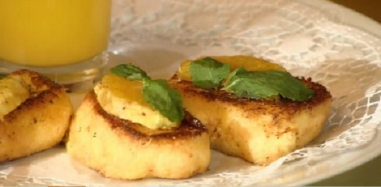 Апельсиновые булочки из черствого хлеба!!!