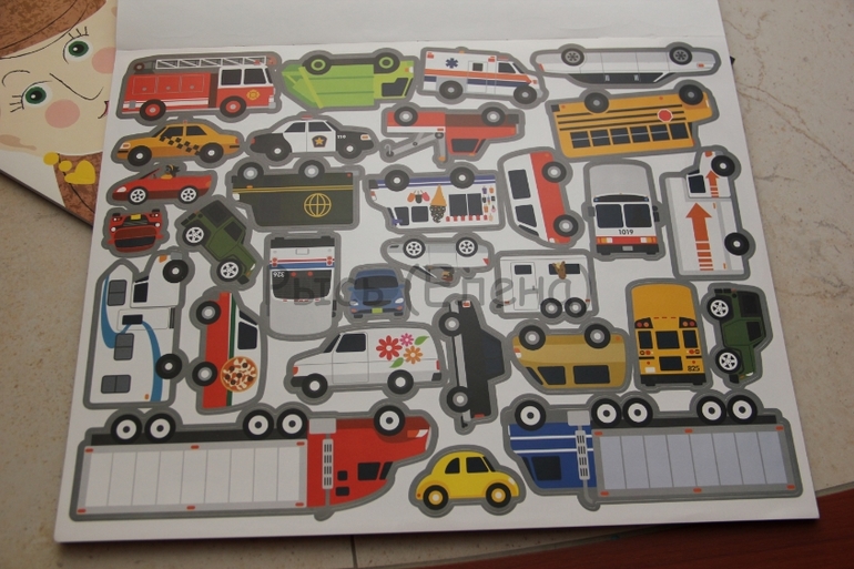 Наклейки, альбом Лица и штампы от Melissa&Doug;