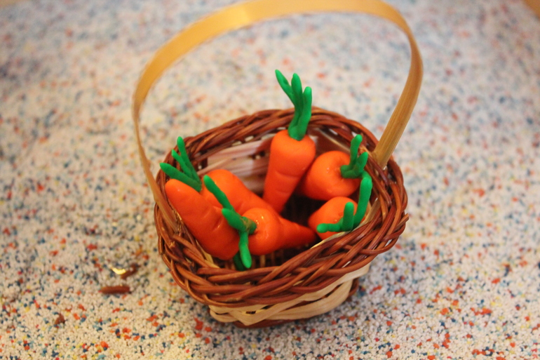 Огород в песочнице