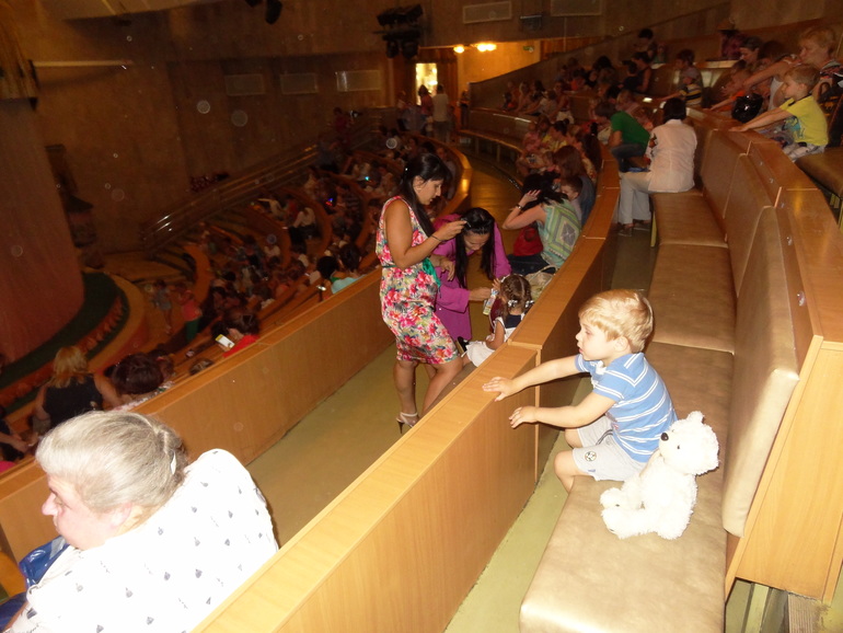 А мы сегодня были