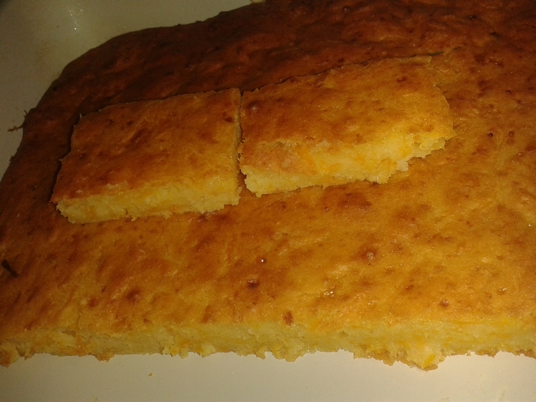 Тыквенно-творожный манник без яиц