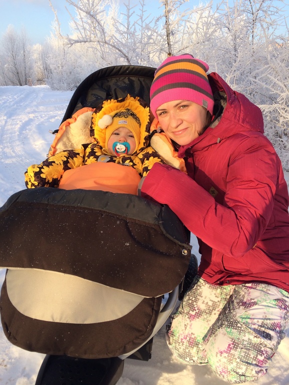 Солнечно-морозный день..