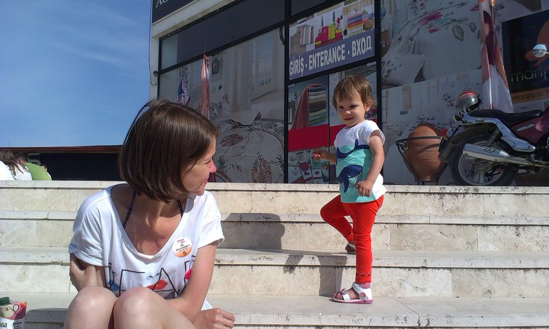 Наша первая заграничная поездка с семьей!