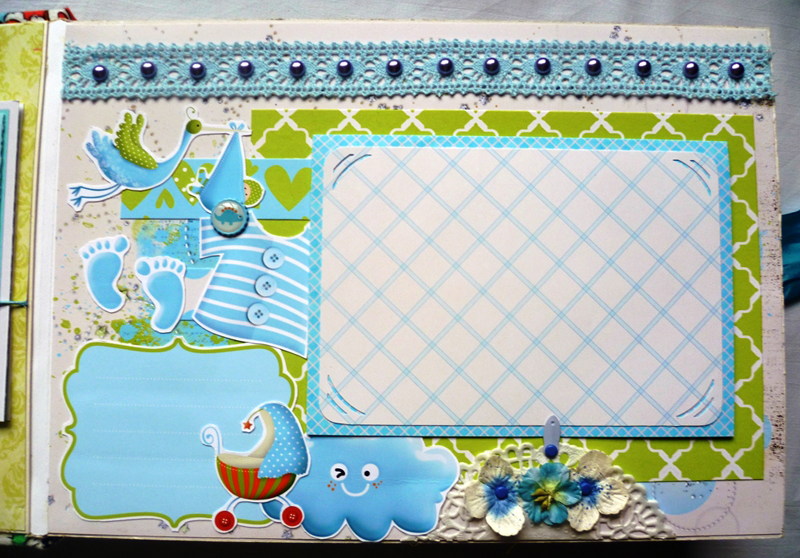 Альбом для новорожденного мальчика "Мироша"