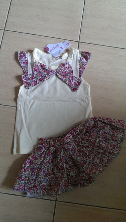 Оригинальные фото, наборчика маечка + юбочка ( с трусиками внутри )