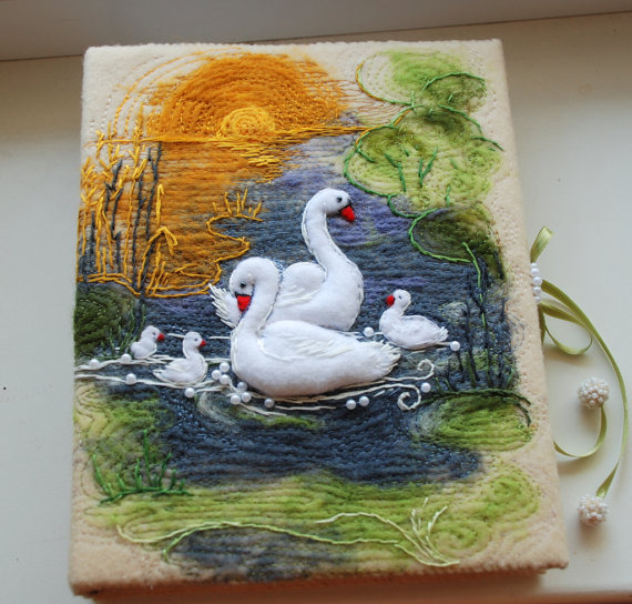 Пейзажи из ниток от Indras Ideas