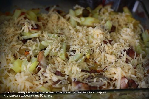 Куриные бедрышки с персиками