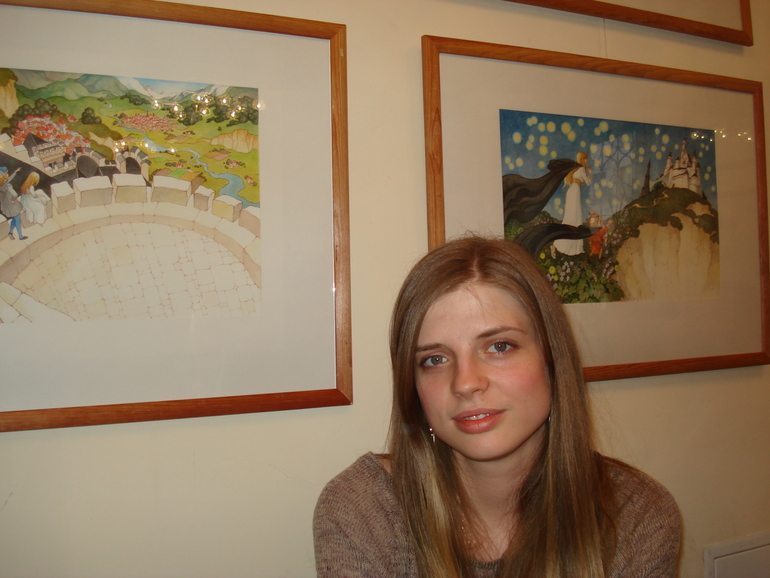 Открытие выставки иллюстраций Ольги Ионайтис