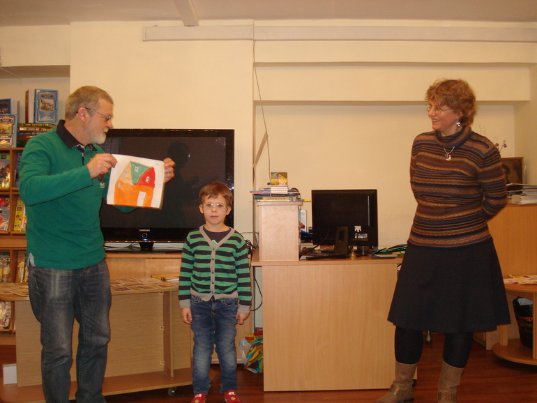 Открытие выставки иллюстраций Ольги Ионайтис