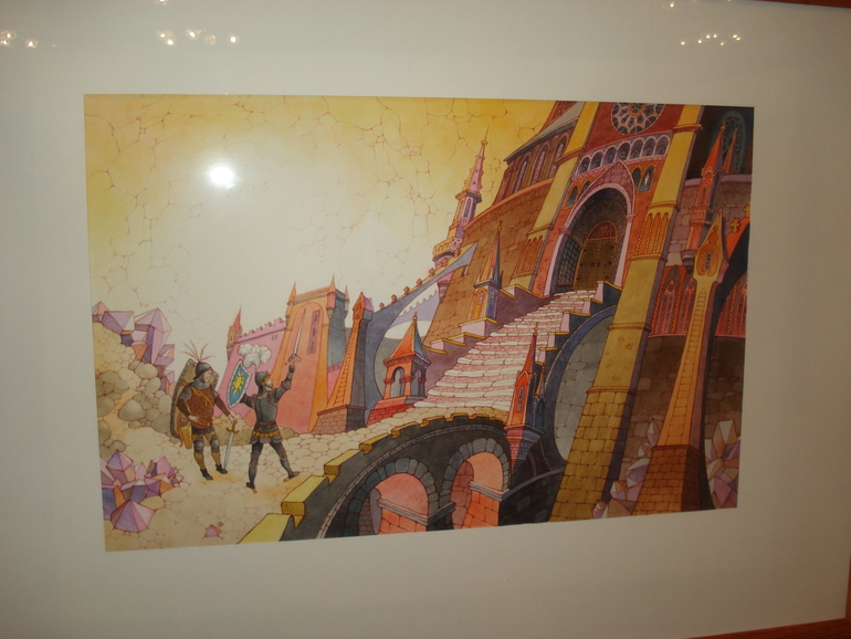 Открытие выставки иллюстраций Ольги Ионайтис