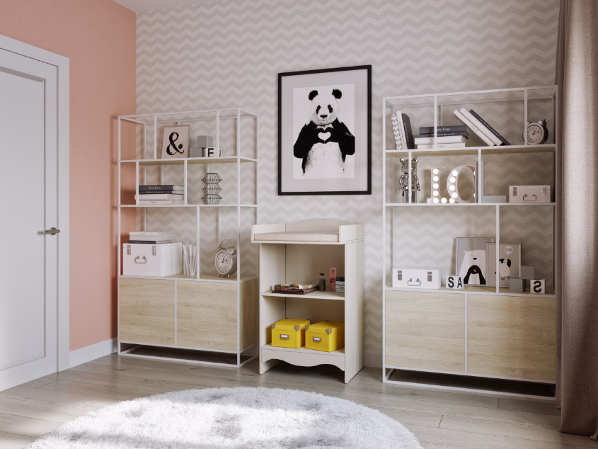 Детская для малышки в стиле LOFT