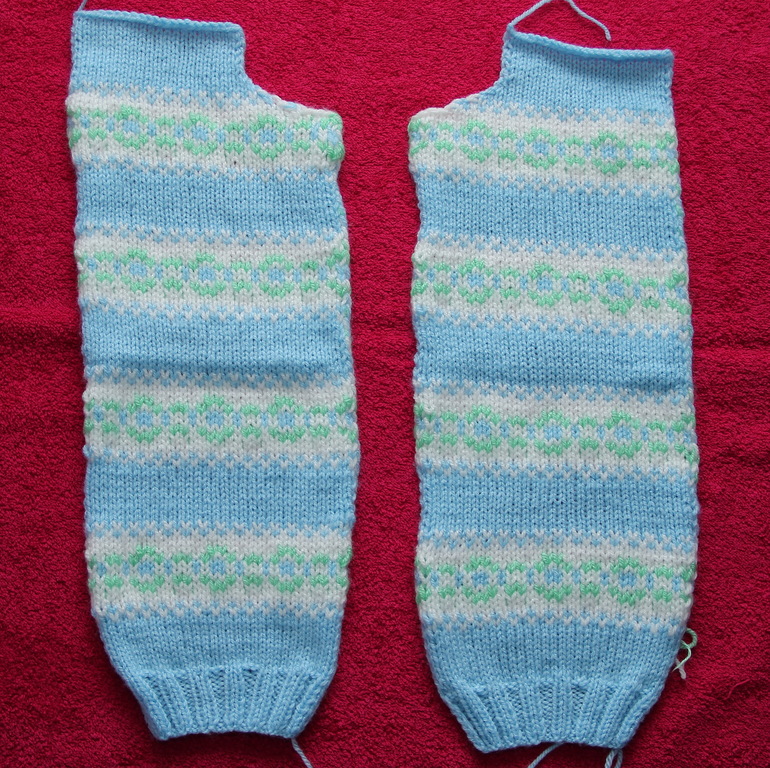 Жакет с жаккардовыми полосами