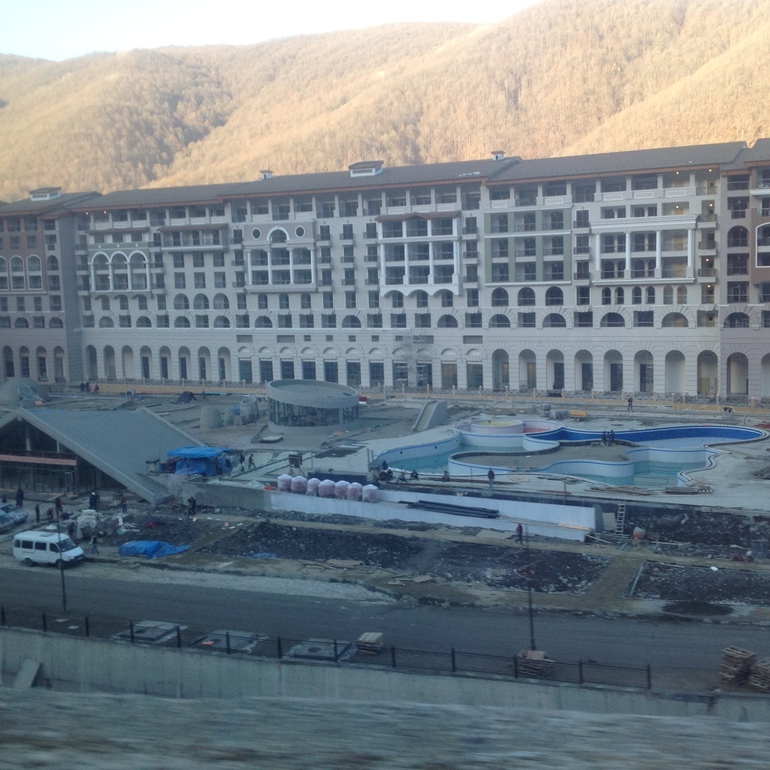 Адлер -Красная поляна......до олимпиады осталось 81 день