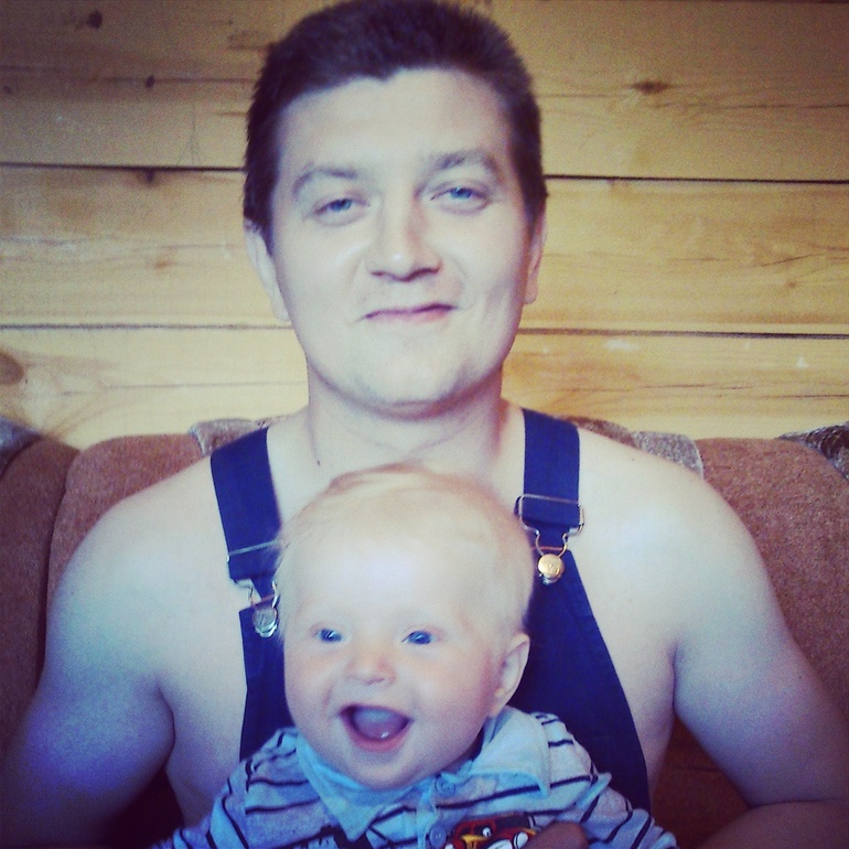 папанька с сыном