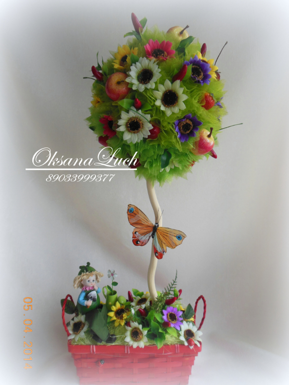 Свеженькие деревца...