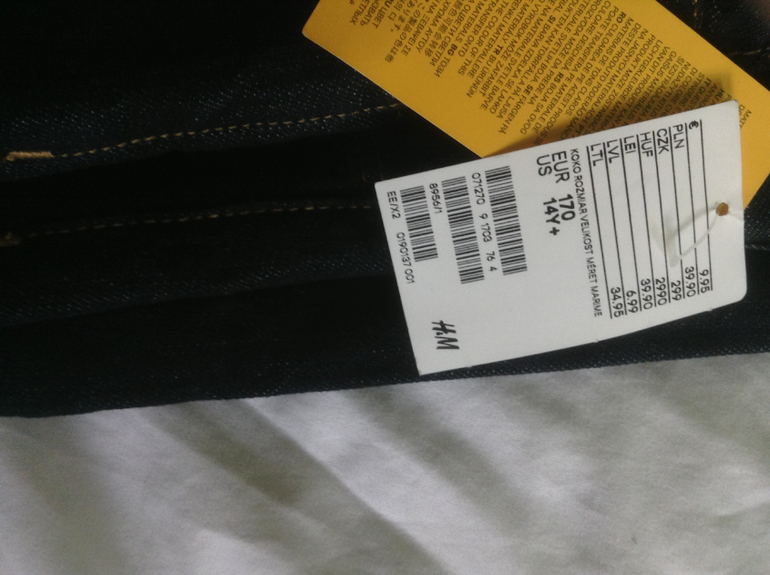 H&M новые на подростка 500 р