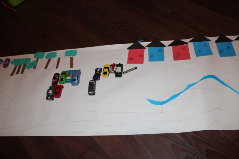 Насооружали город