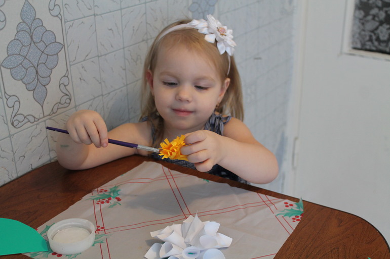первая поделка в детский садик)