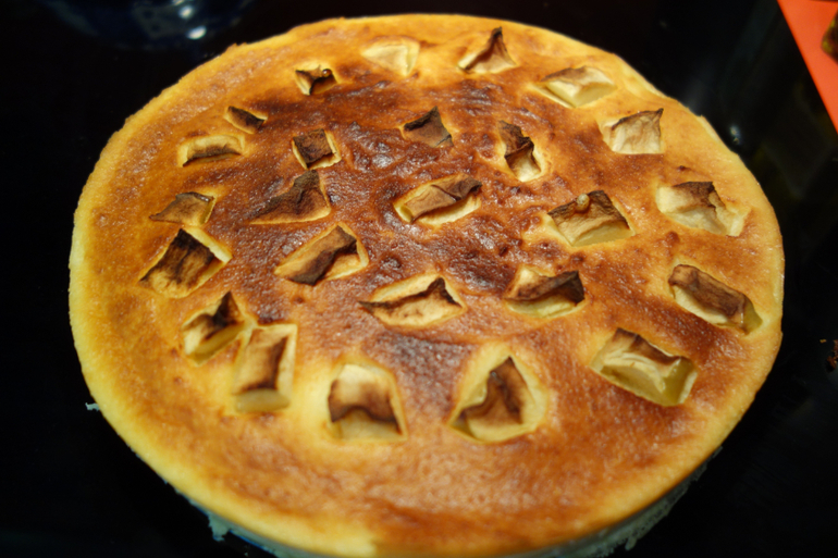 Запеканка с яблоками