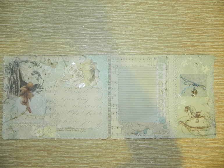 СП альбом Шебби Шик. Разворот №1.