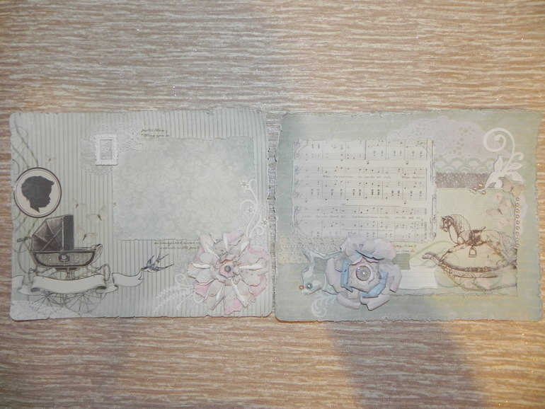 СП альбом Шебби Шик. Разворот №2.