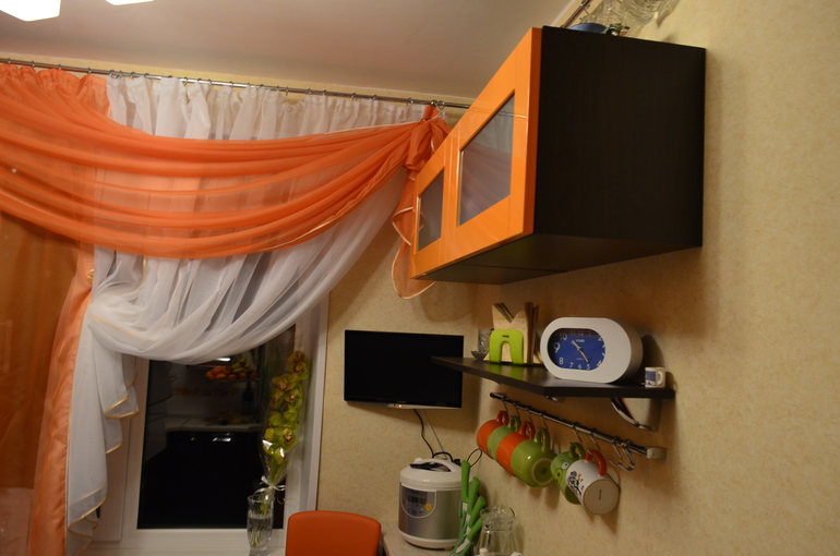 Вот моя кухня -Оранжевое настроение (6 кв.м)