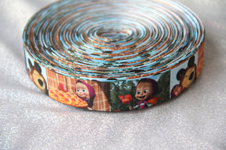 Ленты репсовые с рисунком, органза и многое другое. МОСКВА.