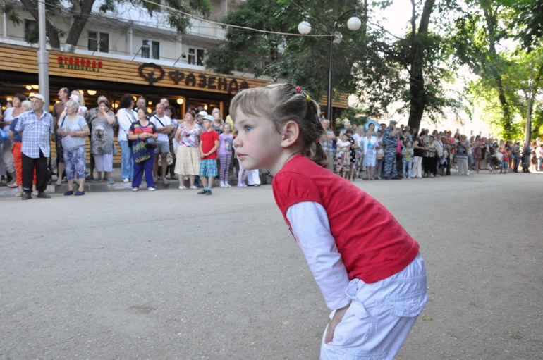 Феодосию посетил фестиваль военных оркестров
